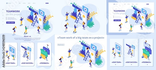 Isometric Workflow and Teamwork on a Project