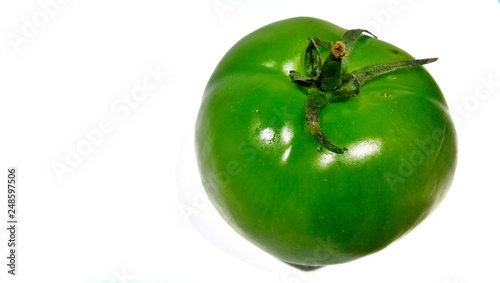 Tomato white background