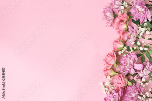 Romantic floral background