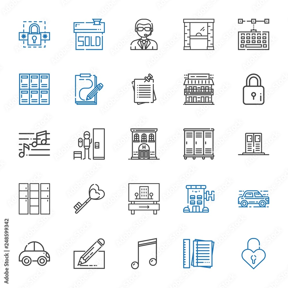 key icons set key icons set
