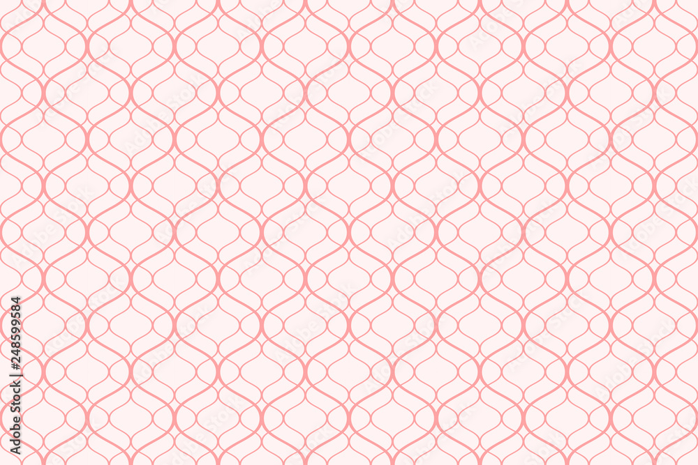 Naklejka premium Background pattern seamless wave abstract vector design. Valentine background.
