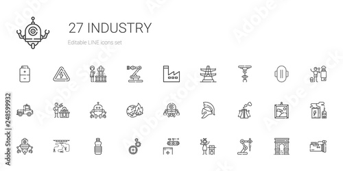 industry icons set