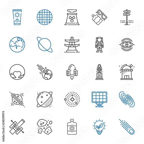 solar icons set