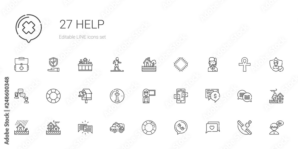 help icons set help icons set