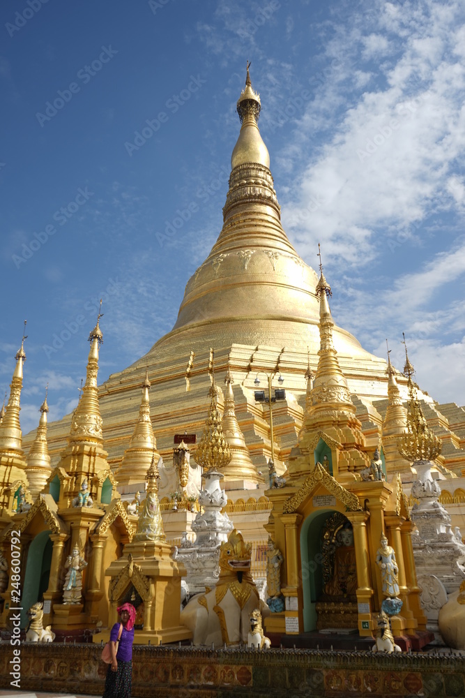 Fototapeta premium Pagode Schwedagon Yangoon Myanmar