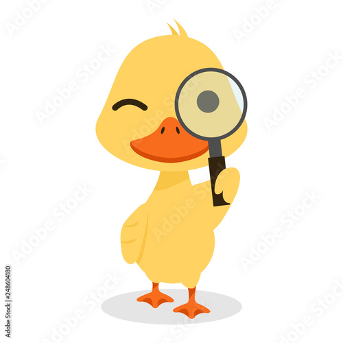 Happy Duck magnifying glass