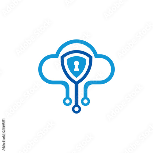 Cloud logo vector