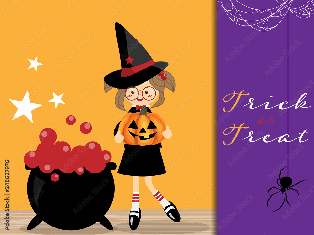 Halloween background with Trick or Treat text. Halloween background with Trick or Treat text.