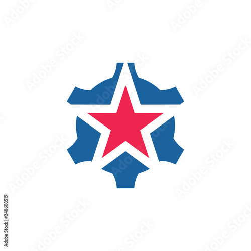 Star logo vector