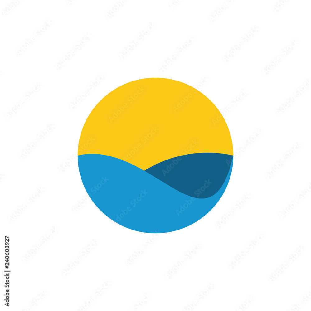Sea logo vector