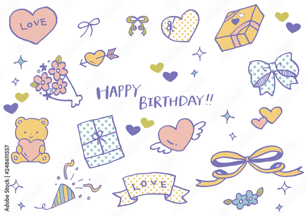 誕生日 アイコン Stock イラスト Adobe Stock
