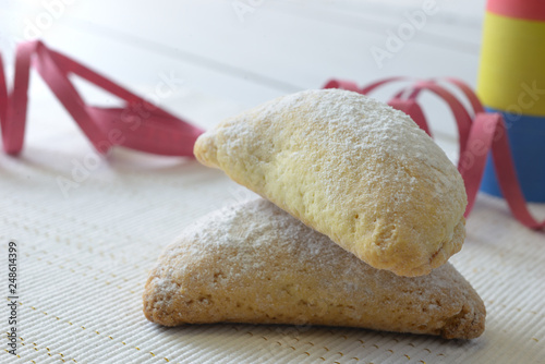 tipical italian carnival pastry