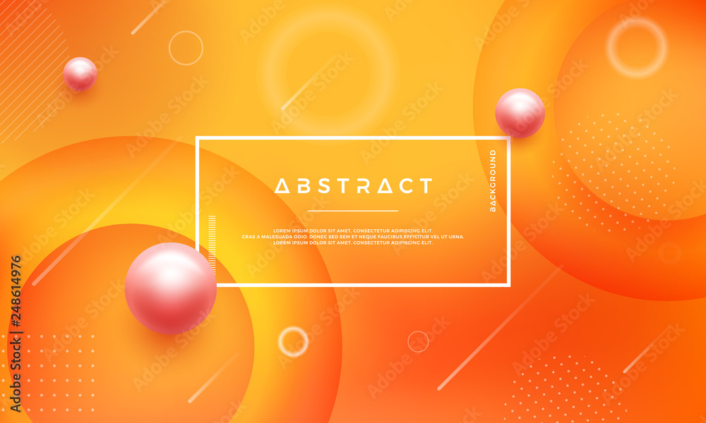 Modern abstract background with mixing yellow orange color can use for  posters, landing page, template, ui, website header background, mobile  screen wallpaper, web banner, backdrop, and others. Stock Vector | Adobe  Stock