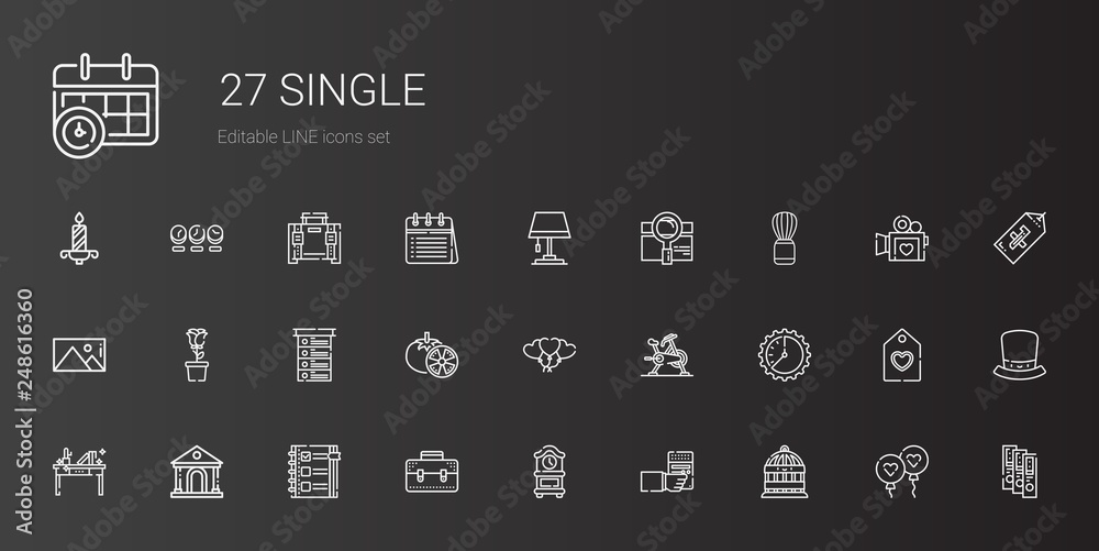 single icons set single icons set