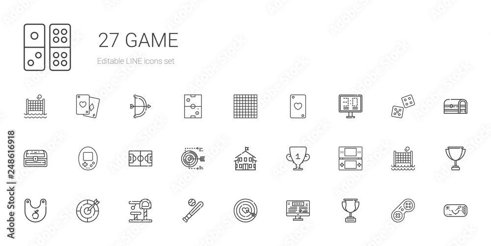 game icons set game icons set