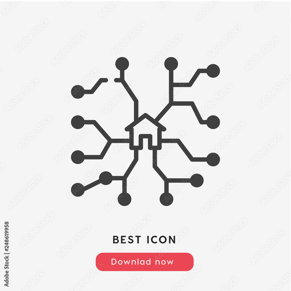 smart home icon vector smart home icon vector