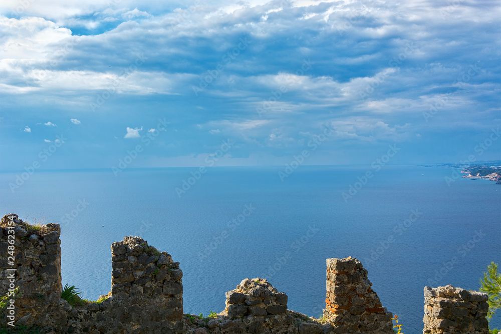 alanya castle landscape.Antalya/Turkey