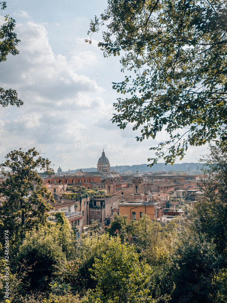 Cityscape in Rome, Italy