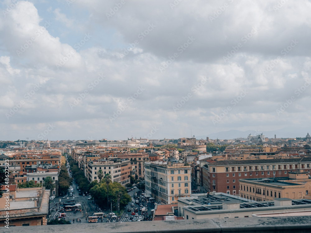 Cityscape in Rome, Italy