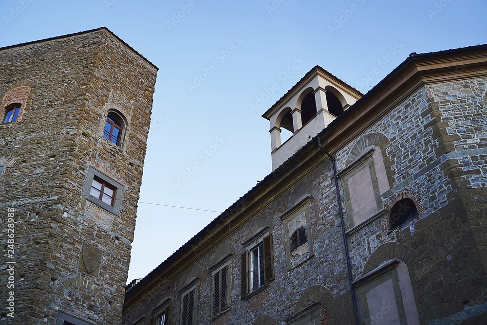 Castagna tower, Borgo Santa Croce, Florence, Tuscany, Italy