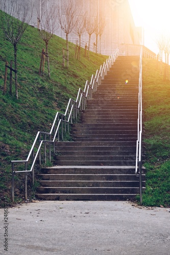 stairs in the street