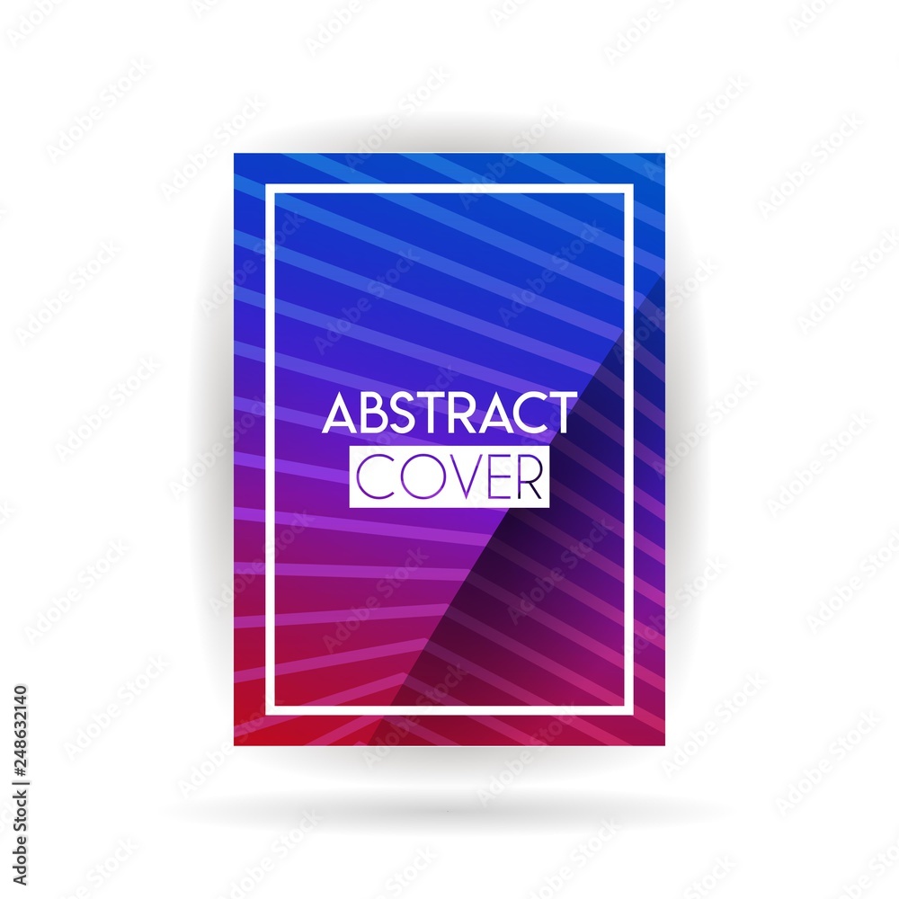 Fototapeta premium Simple and modern Cover / background designs can be used for companies and other businesses. Eps 10 and file size is less than 5MB. beautiful purple or pink color and suitable for magazines