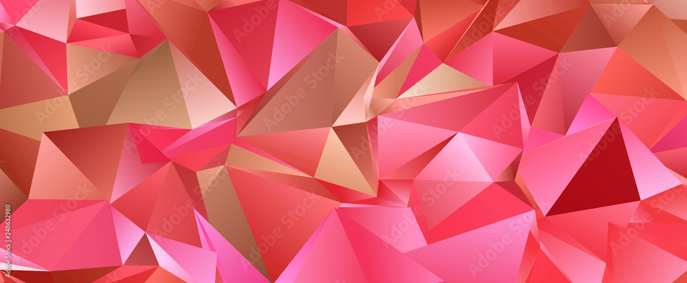 Abstract Low-Poly triangular modern background Abstract Low-Poly triangular modern background