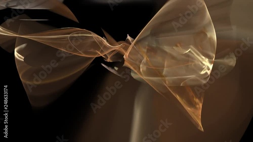 Abstract fractal forms morph and oscillate (Loop)
