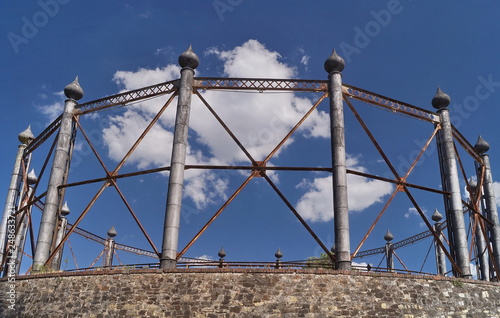 Tapet Former gasometer in Florence, Italy