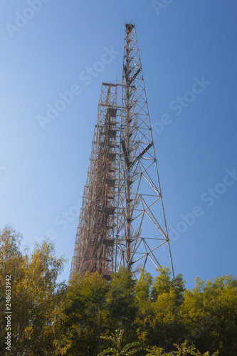 Soviet radar system Duga at Chernobyl-2 nuclear power plant