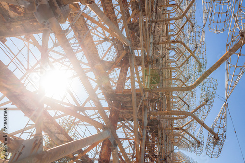 Soviet radar system Duga at Chernobyl-2 nuclear power plant