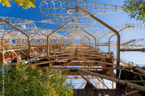 Soviet radar system Duga at Chernobyl-2 nuclear power plant