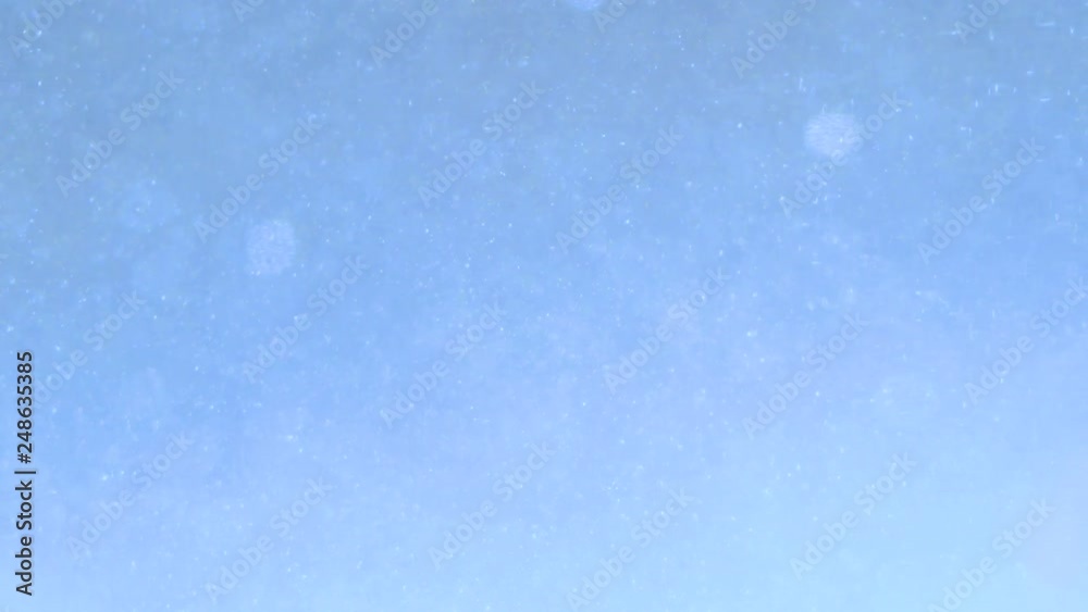 Dust floating in the water Dust floating in the water