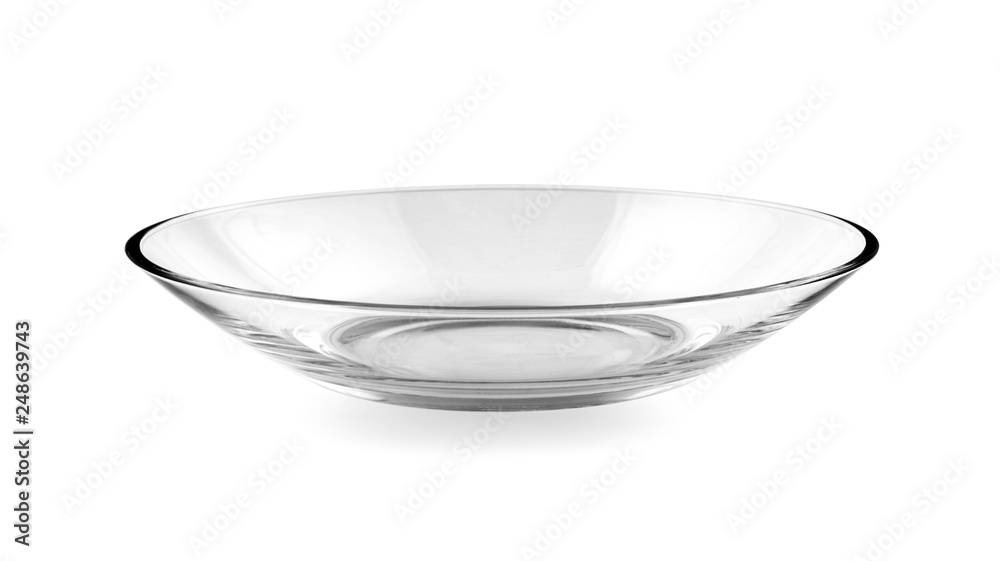glass bowl isolated on white background glass bowl isolated on white background
