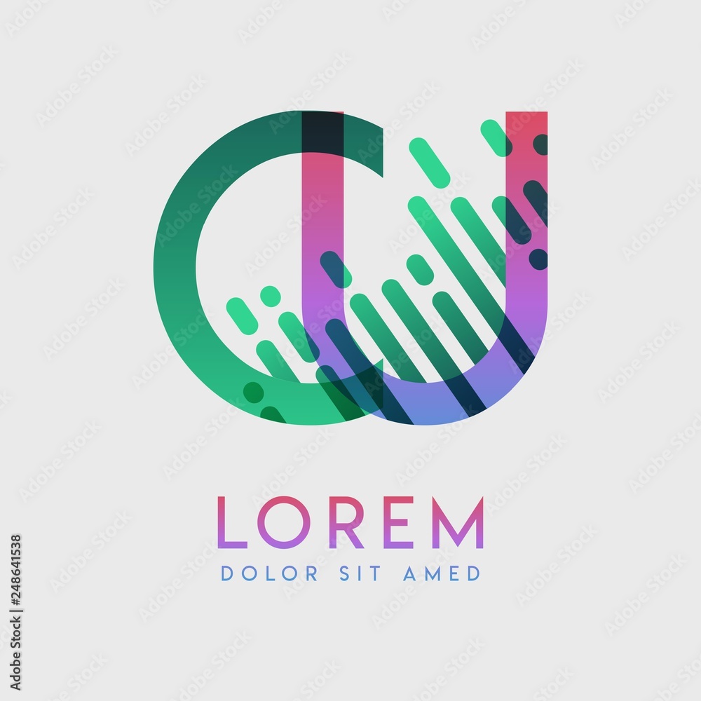CU logo with the theme of galaxy speed and style that is suitable for creative and business industries. UC Letter Logo design for all webpage media and mobile, simple, modern and colorful. CU logo with the theme of galaxy speed and style that is suitable for creative and business industries. UC Letter Logo design for all webpage media and mobile, simple, modern and colorful.