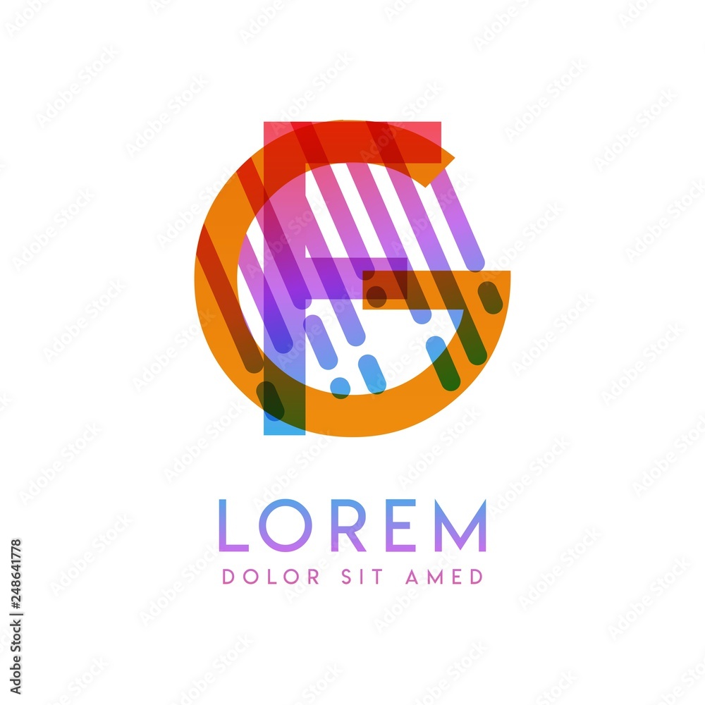 FG logo with the theme of galaxy speed and style that is suitable for creative and business industries. GF Letter Logo design for all webpage media and mobile, simple, modern and colorful. FG logo with the theme of galaxy speed and style that is suitable for creative and business industries. GF Letter Logo design for all webpage media and mobile, simple, modern and colorful.