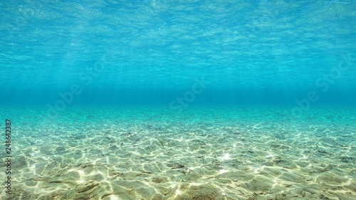 Underwater Caustics Sunbeams 3d rendering