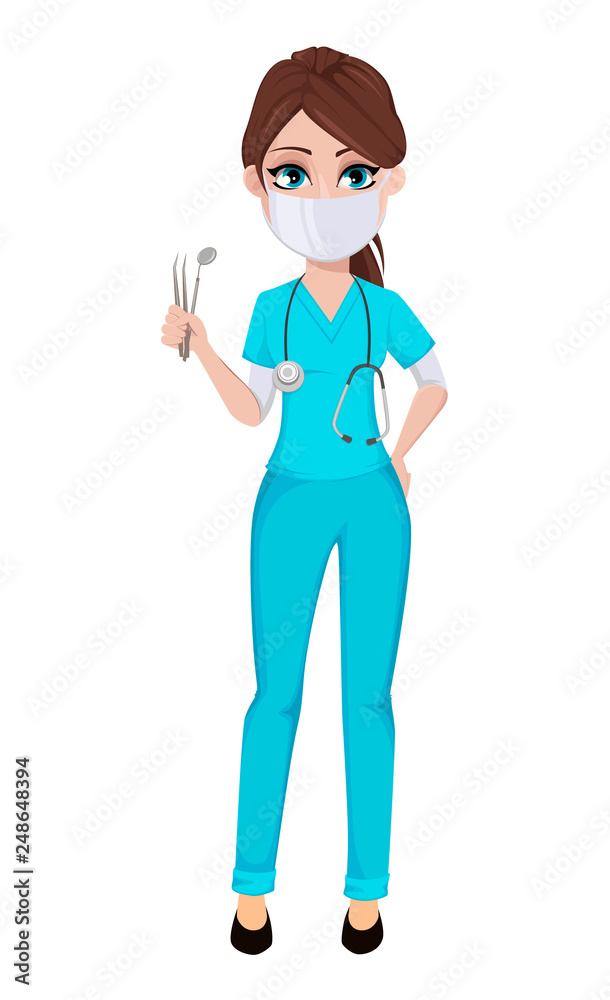 Dentist woman. Medicine, healthcare concept Dentist woman. Medicine, healthcare concept