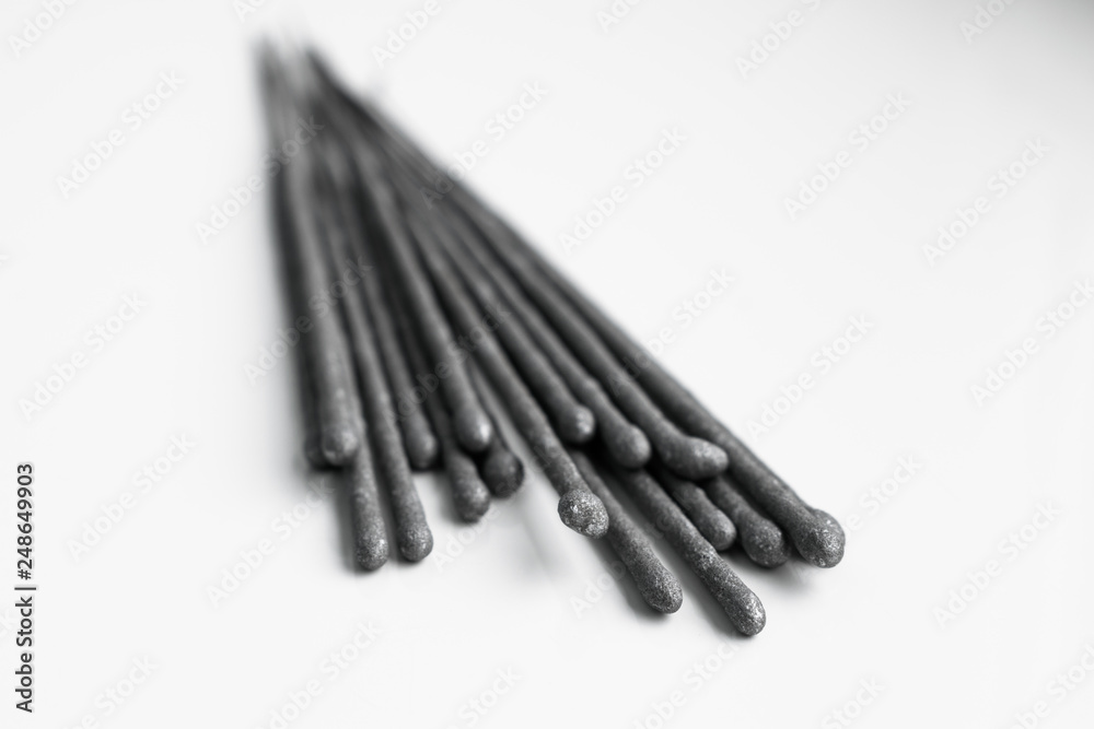 Pile of sparklers isolated on white background Pile of sparklers isolated on white background
