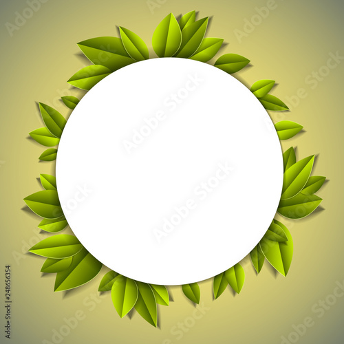 Green fresh leaves beautifu...