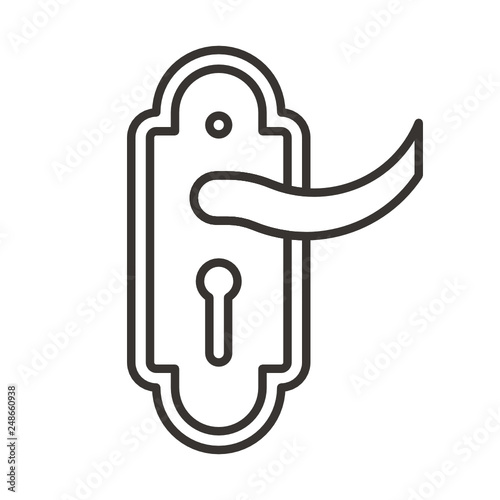 door  handle  room  classic  vintage