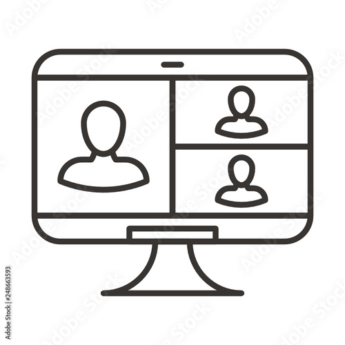 skype  meeting  conference  video  display  interview  laptop  call