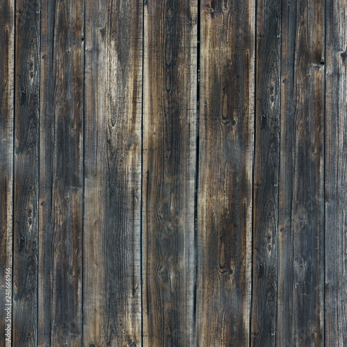 Fence texture in dark brown tone with horizontal boards