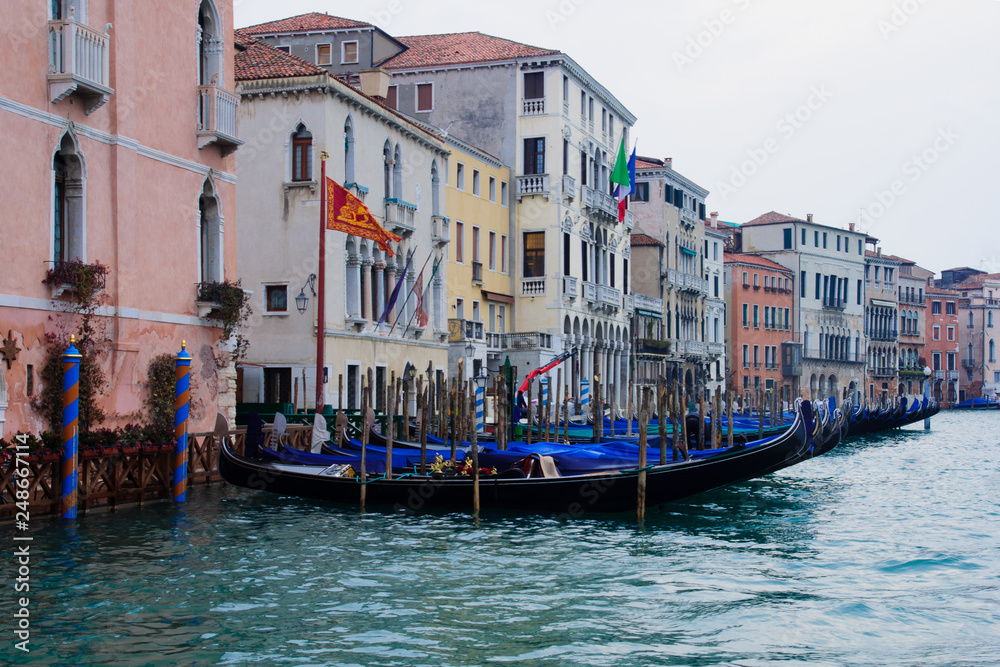 Gondolas, Venice