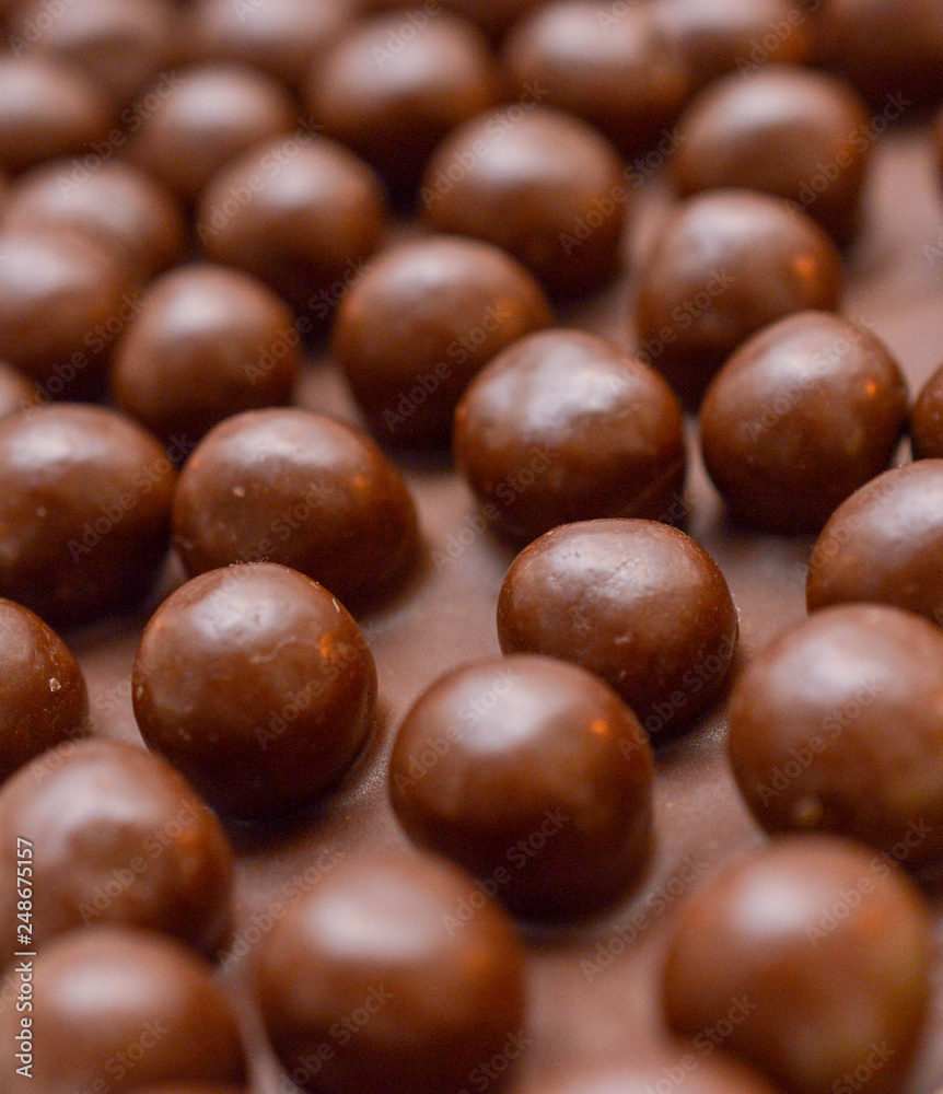 sweet chocolate balls, candies, sweet food, shallow dof sweet chocolate balls, candies, sweet food, shallow dof