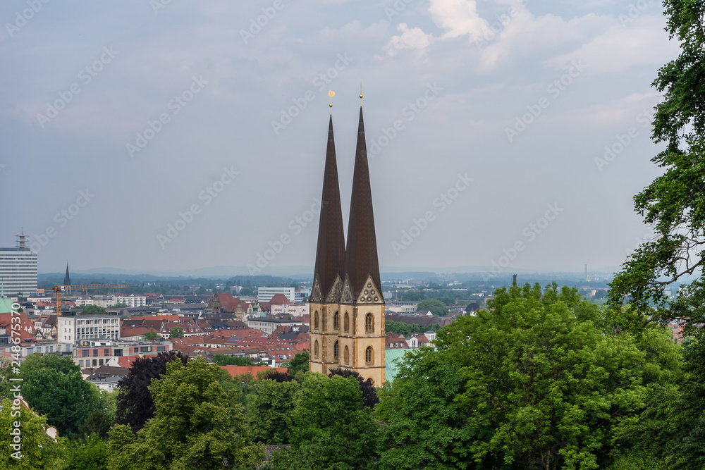 The church Neustädter Marienkirche in city Bielefeld, Germany.