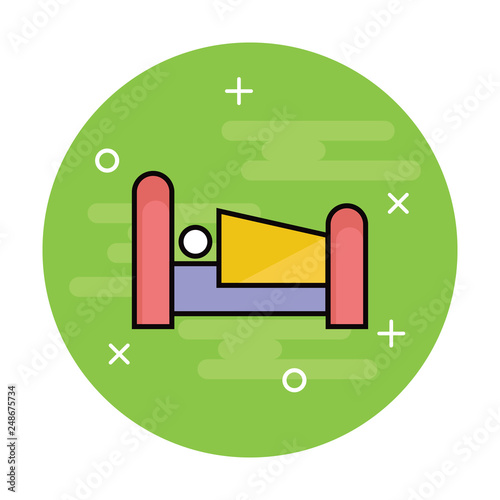 Bedroom vector icon