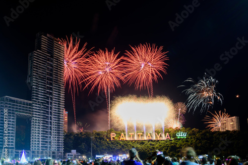 2019 new year firework