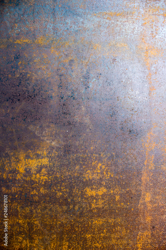 iron sheet with rusty spots
