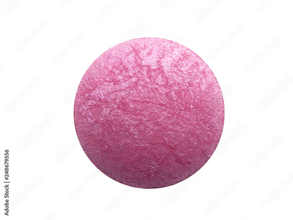 close-up of pink eyeshadows round close-up of pink eyeshadows round